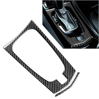 Carbon Fiber Center Gear Shift Interior Cover Trim For Cadillac CTS 08-13 Black
