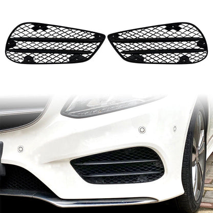 Fit Mercedes Benz E Class W212 2013-2015 Front Bumper Grill Fog Lamp Grille 2x
