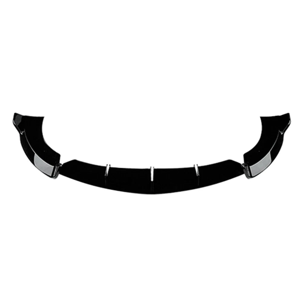 US Front Bumper Lip Splitter Spoiler Fit Benz E Class W213 E260 E300 16-20 Black