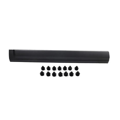 Door Body Left Side Molding Trim Inlaid Strip Black Front For Land Rover LR3 LR4