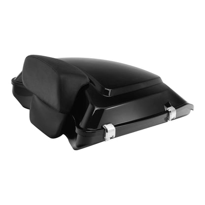 Razor Trunk Backrest Pad Mount Rack Fit For Harley Touring Glide 2014-2025