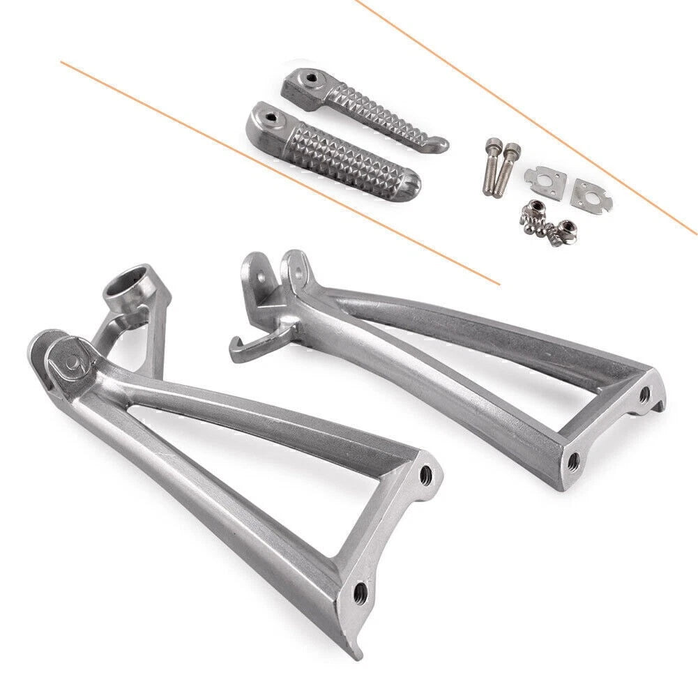 Rear Rider Footrest Foot Pegs Brackets for Yamaha YZF R6 2003-05 R6S 2003-08
