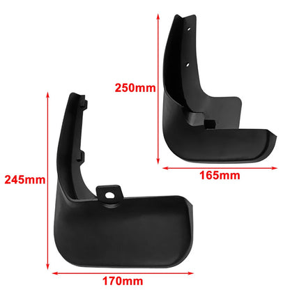 Mud Flaps Mudguards Splash Guards Set Fit Nissan NV200 Vanette Evalia 2010-2019