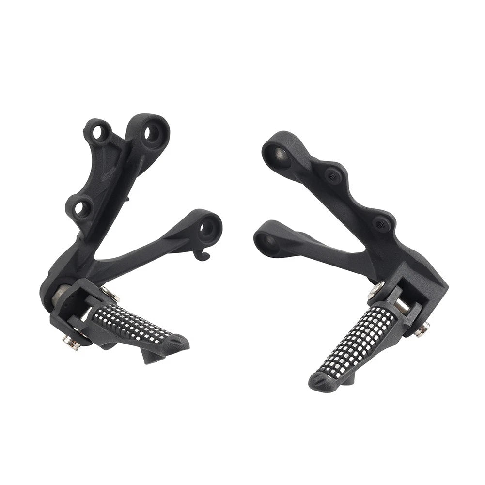 Front Driver Footpeg Footrest Bracket Kit For Kawasaki Ninja ZX6R ZX636 2009-24