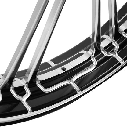 30" Front Wheel Rim Dual Disc Hub Fender Fit For Harley Road Glide ABS 2008-2025