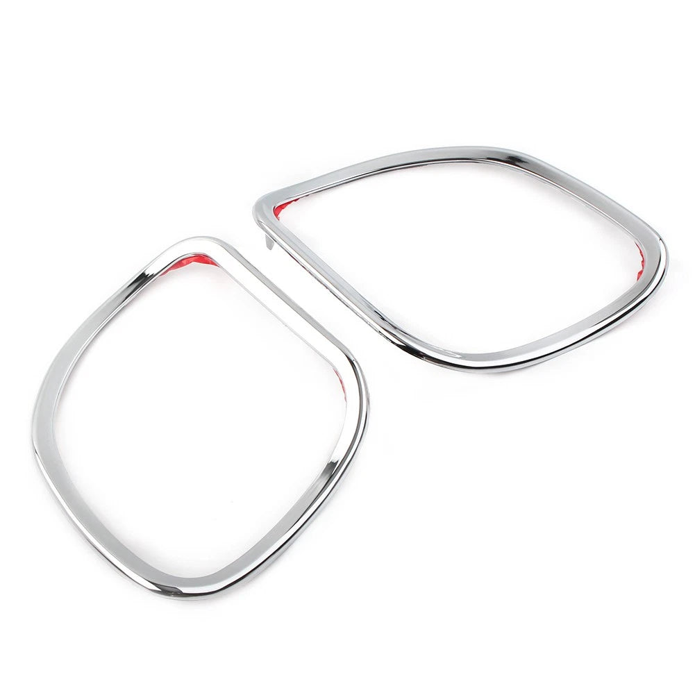 Chrome Front Speaker Trim For Harley Road Glide Custom FLTRX FLTR 15-18