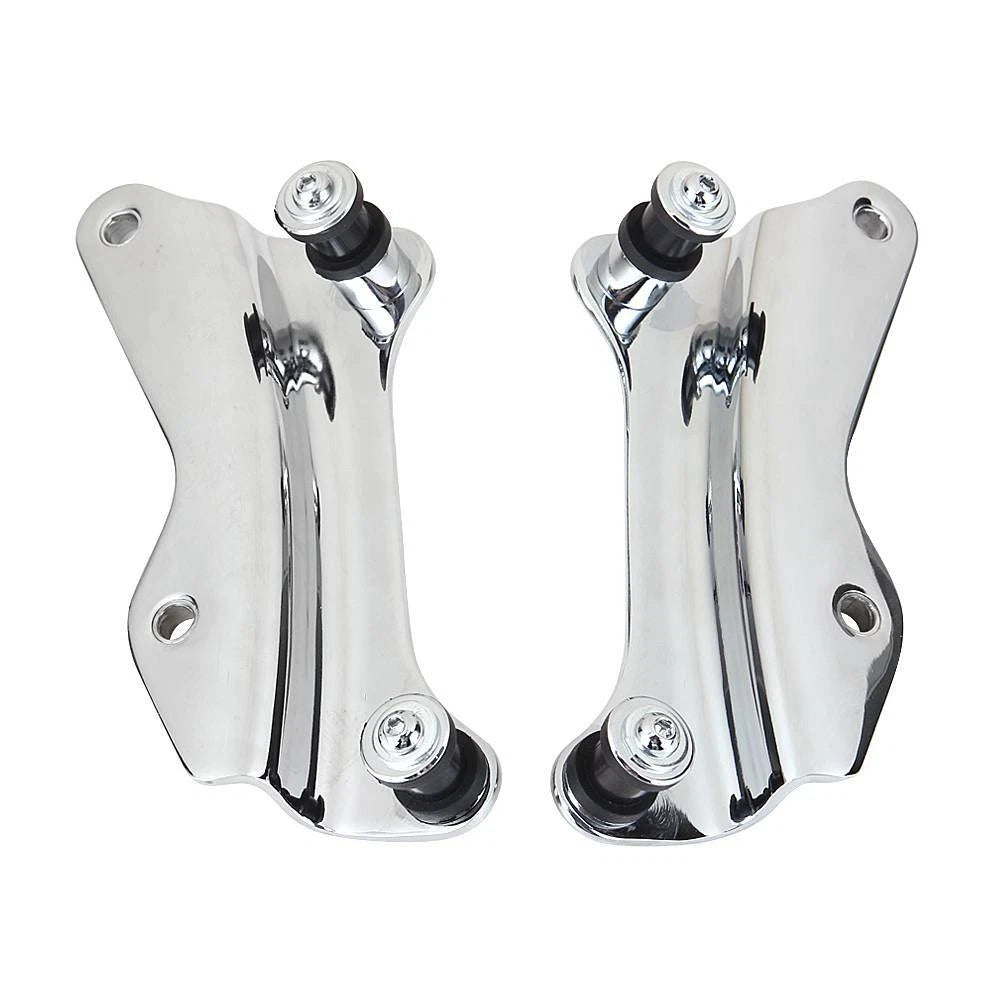 4-Point Chrome Docking Hardware Kit For Harley Touring Road King Glide 14-2020