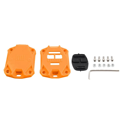 1pc ABS Car Key Fob Shell Case Cover Fit Jeep Wrangler JK 2007 - 2017 orange