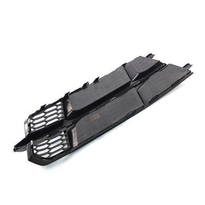 Black Chrome Front Right Bumper Lower Side Grille For Audi A6 C7 2014-18 Right