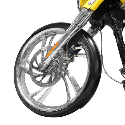 26" Wrap Front Fender Fit For Harley Touring Electra Road Glide Custom Bagger US