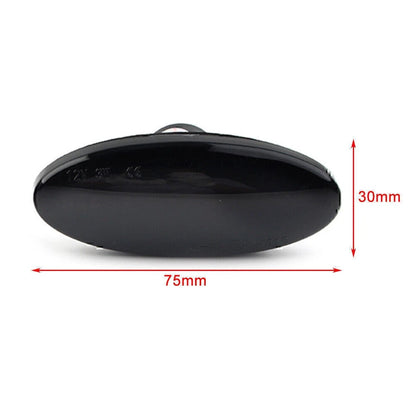 2pcs LED Side Marker Turn Signal Blinker Light For Nissan Qashqai Juke Xtrail