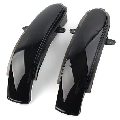 LED Mirror Dynamic Turn Signal Light For Benz C W203 S203 CL203 2001-2007 Black