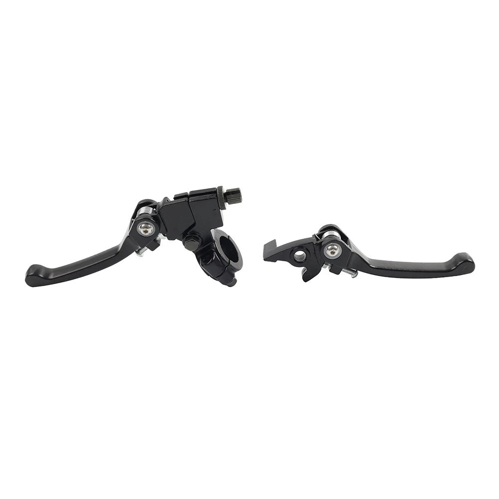 Brake Clutch Levers Black For Dirt Bike 50cc 125cc 22mm 7/8 Inch Handlebar