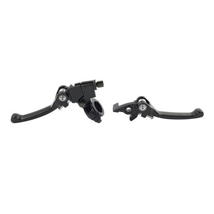 Brake Clutch Levers Black For Dirt Bike 50cc 125cc 22mm 7/8 Inch Handlebar