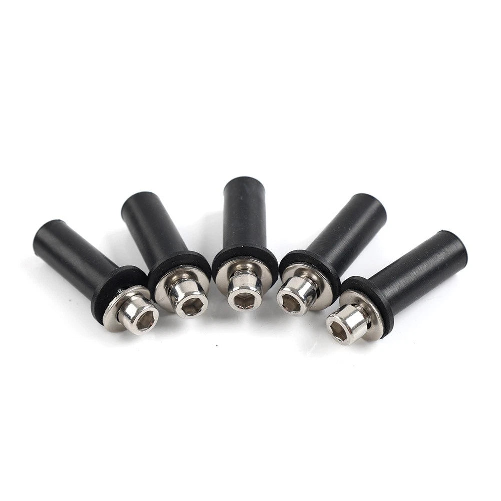 5pcs Windshield Bolts Screws Nut Kit For Harley Road Glide Motorcycle Chrome