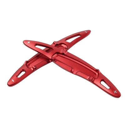 Steering Wheel Shift Paddle Shifter Extension For Porsche Macan Panamera 911 Red