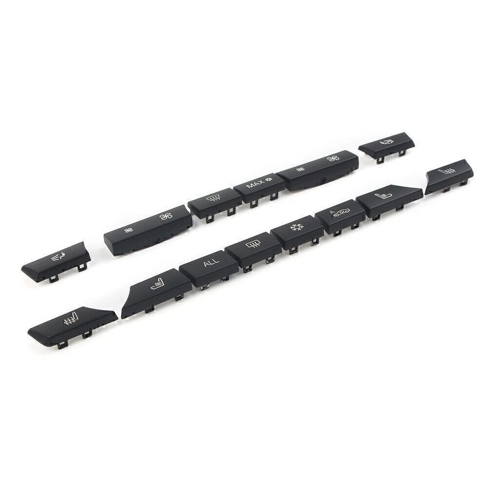 Fit BMW F07 F10 F11 F0614 Button Key Caps Set Repair A/C Heater Switch US
