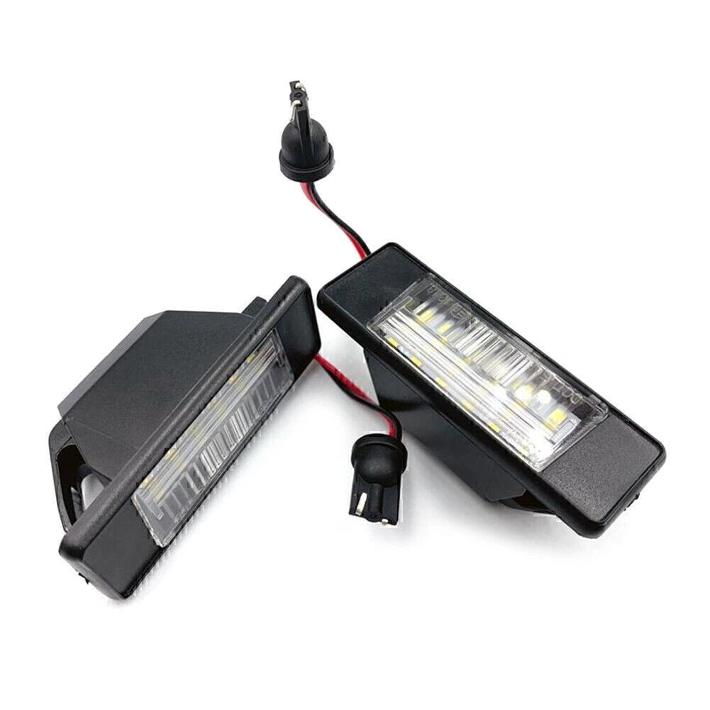 2 Pcs LED License Plate Light Assy Fits For Nissan Juke Versa X-Trail etc.
