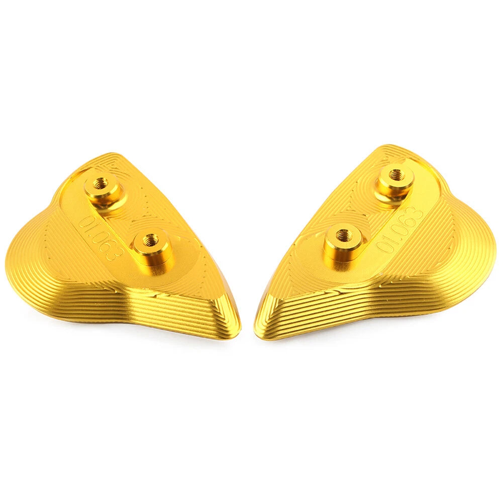 Rearview Mirror Block Off Base Plates Cover GOLD Fit Yamaha YZF-R6 YZFR6 2017-20