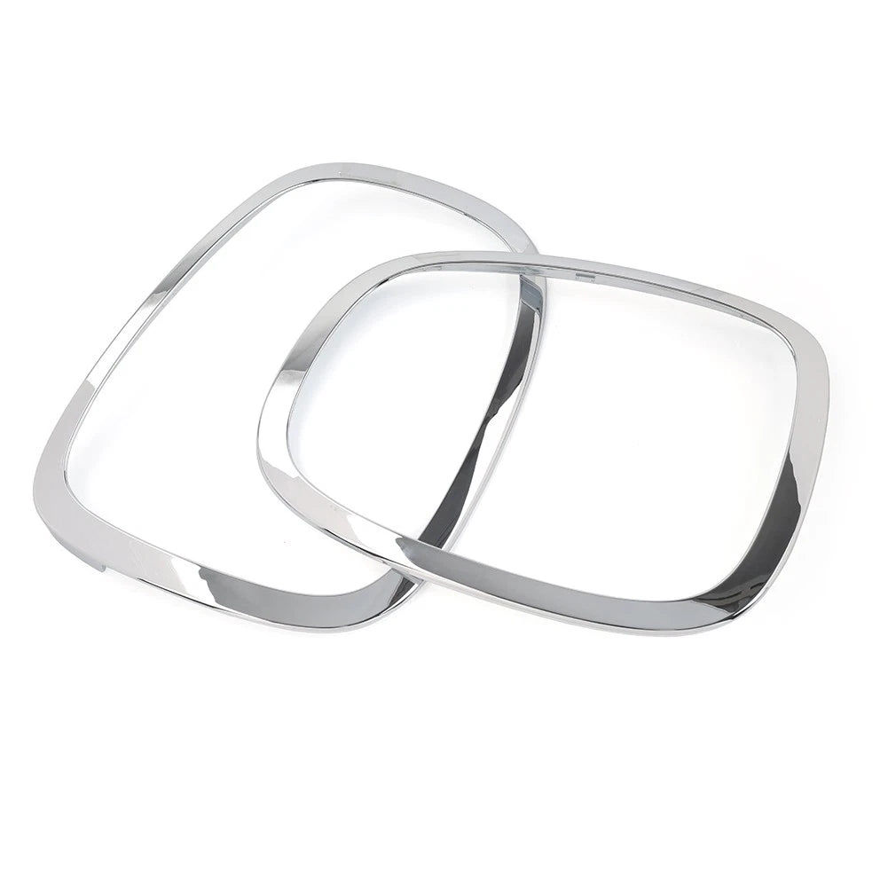 Rear Taillight Ring Bezel Trim Cover Fit BMW Mini Cooper F55 F56 F57 2Pcs