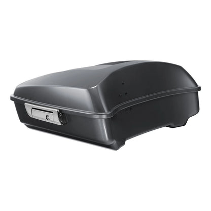 Chopped Trunk Luggage Fit For Harley Electra Glide 14-Up Gauntlet Gray Metallic