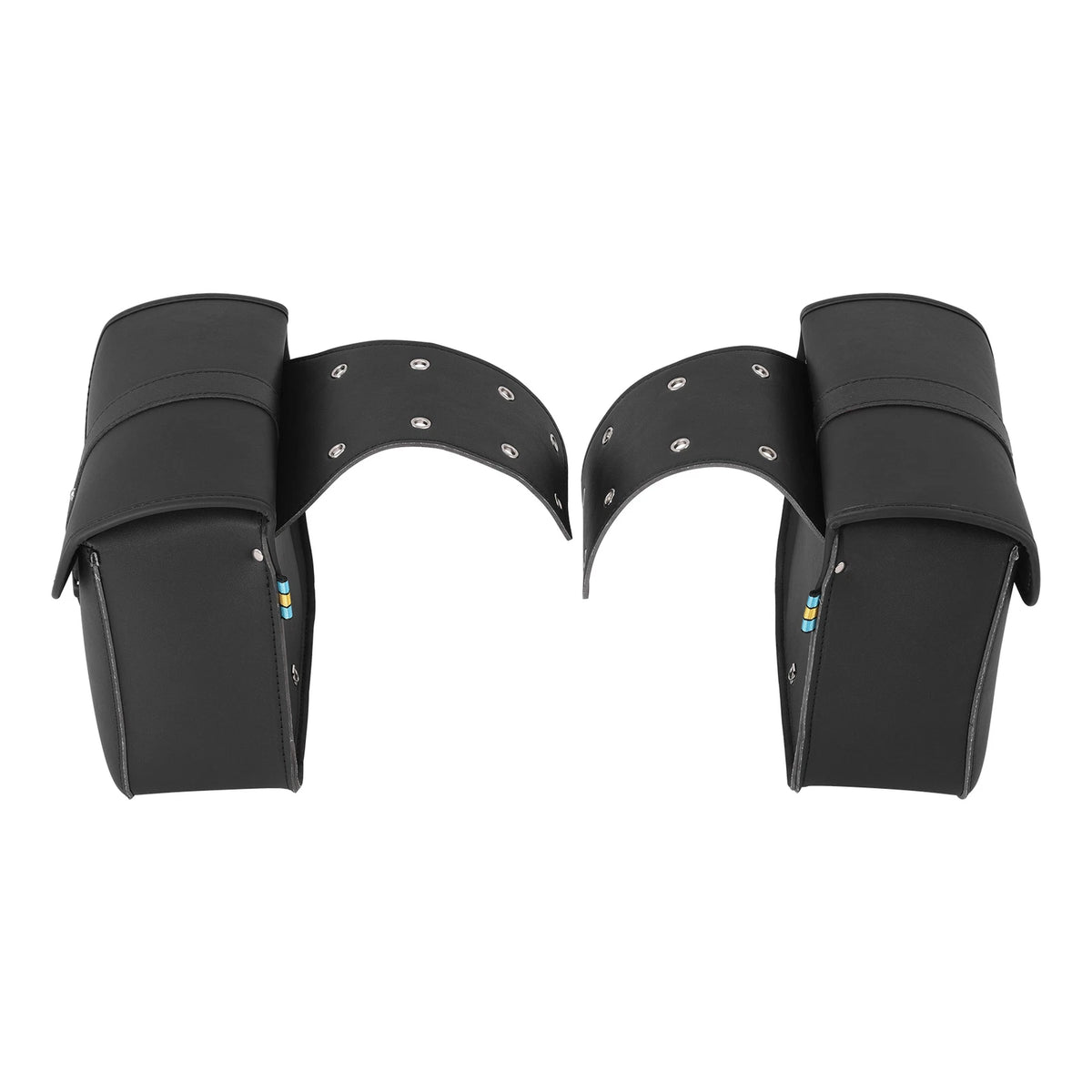 Universal Side Saddle Bags Saddlebags Luggage For Harley Yamaha Honda Suzuki US