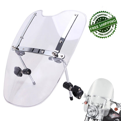 Motorcycle Windshield Windscreen for Harley Sportster Dyna Softail XL883 1200 48