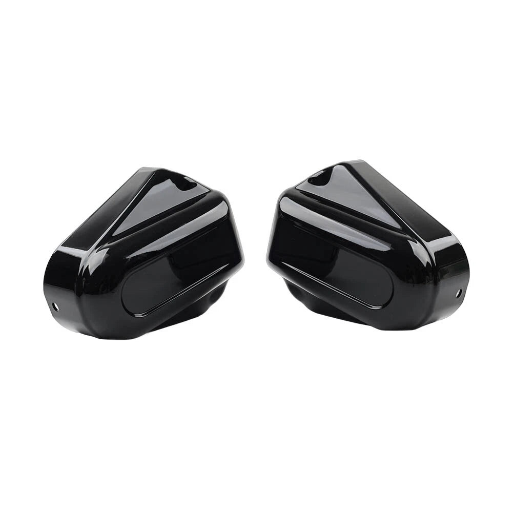 Bar Shield Rear Axle Covers Swingarm Cap For Harley Softail FLSTN 2008-up US