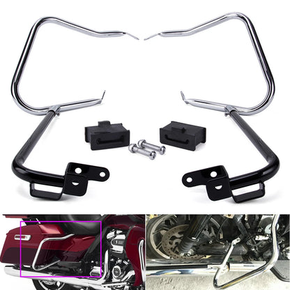 Saddlebag Bracket Guard Bars For Harley Touring Street Road Glide FLHX 2014-2023