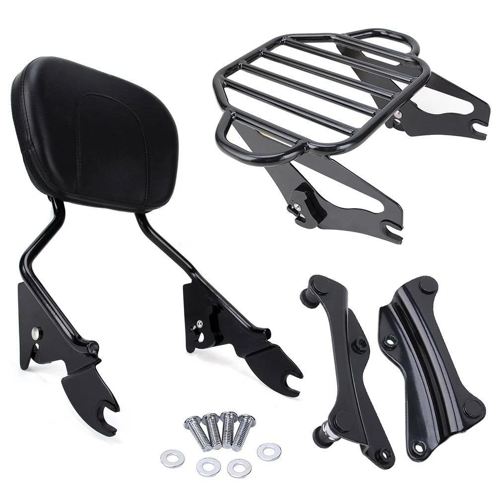 US Backrest Sissy Bar/Luggage Rack/Docking Hardware For Harley Touring 2014-2022