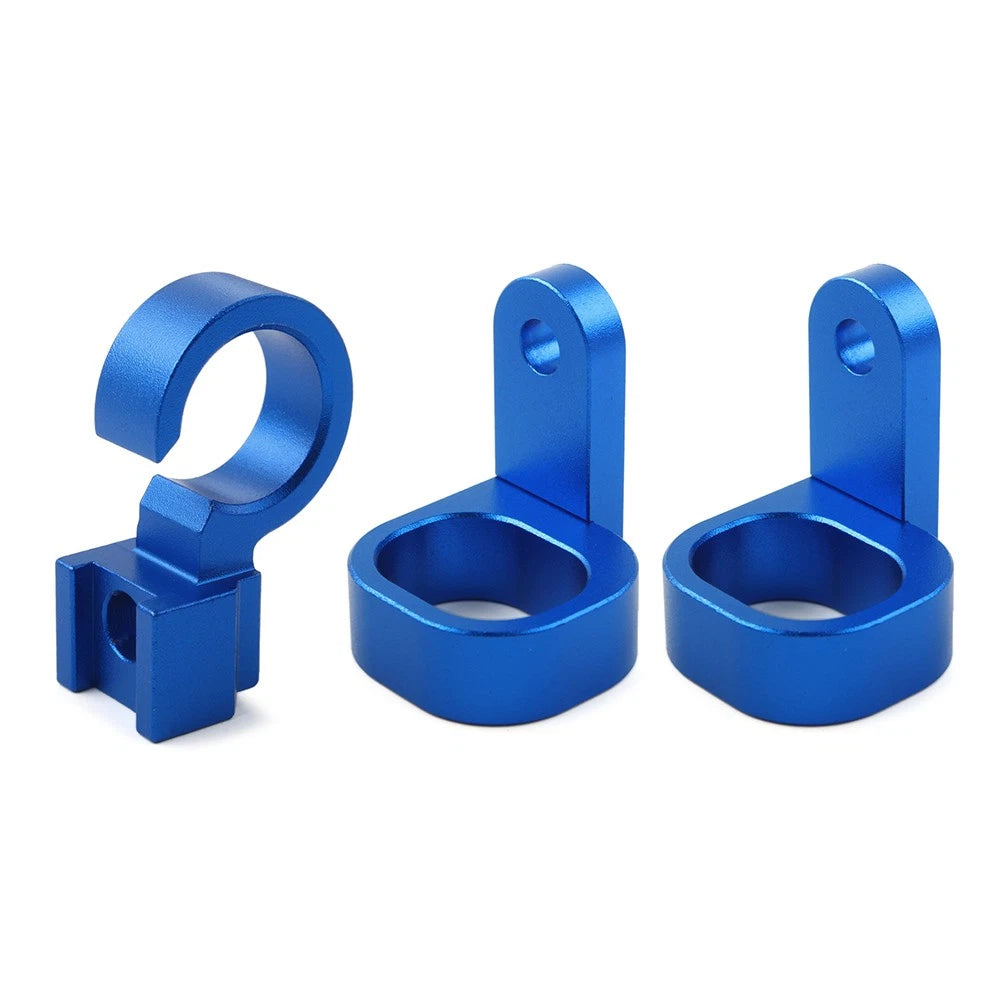 3PCS Front & Rear Brake Hose Line Clamp Fit For Suzuki DRZ400SM 2005-2024 Blue