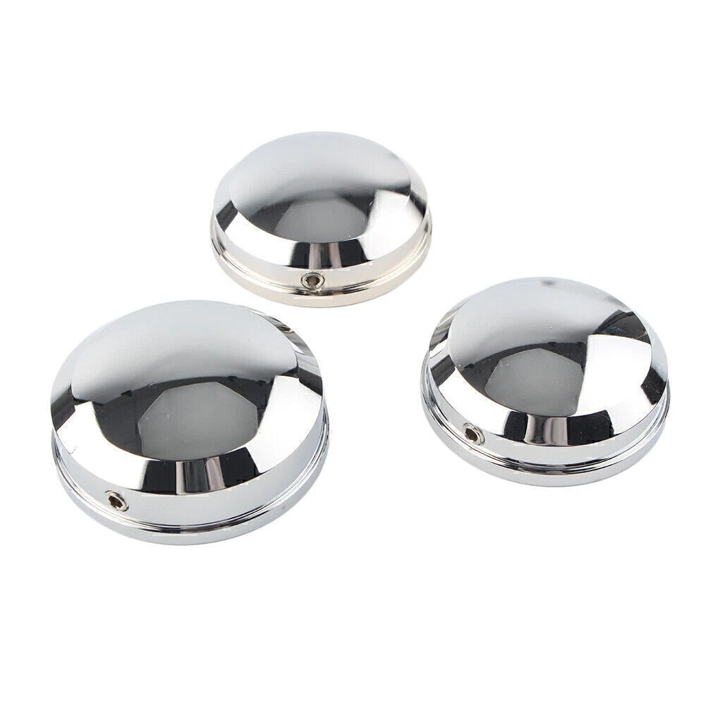 Upper Fork Stem Nut Covers Kit Chrome for Harley FLSS FLSTF FLSTFB FLSTFBS USA