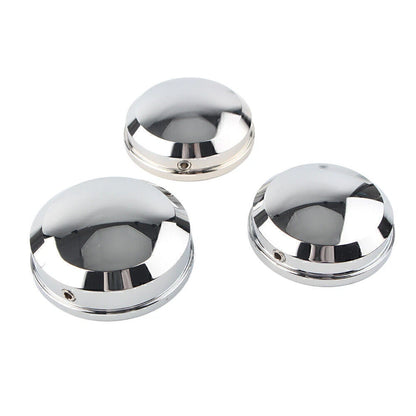 Upper Fork Stem Nut Covers Kit Chrome for Harley FLSS FLSTF FLSTFB FLSTFBS USA