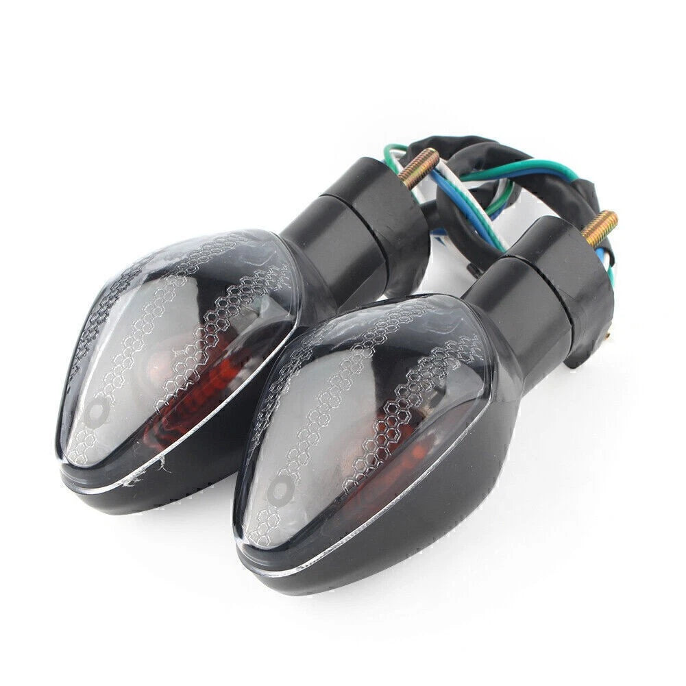 Turn Signal Indicator Lights Amber Lamp Fit Honda CBR600RR CBR1000RR CB600F BLK