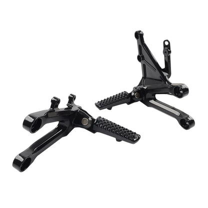 Front Driver Foot Pegs Footrest Bracket Set For Honda CBR1000RR CBR 1000RR 04-07