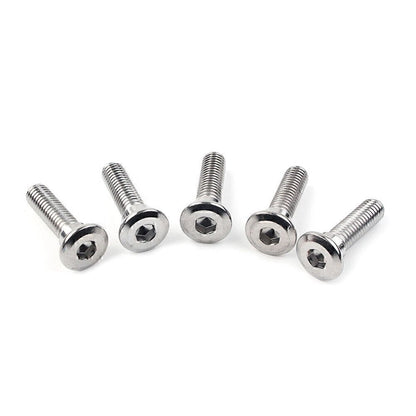 5x M8x30mm x 1.25 Bolts Ti Hex Socket Disc Brake Rotor Screws Fasteners US