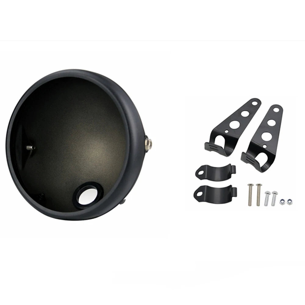 7" Inch headlight Round Motorcycle Headlight Headlamp Housing Bucket Universal