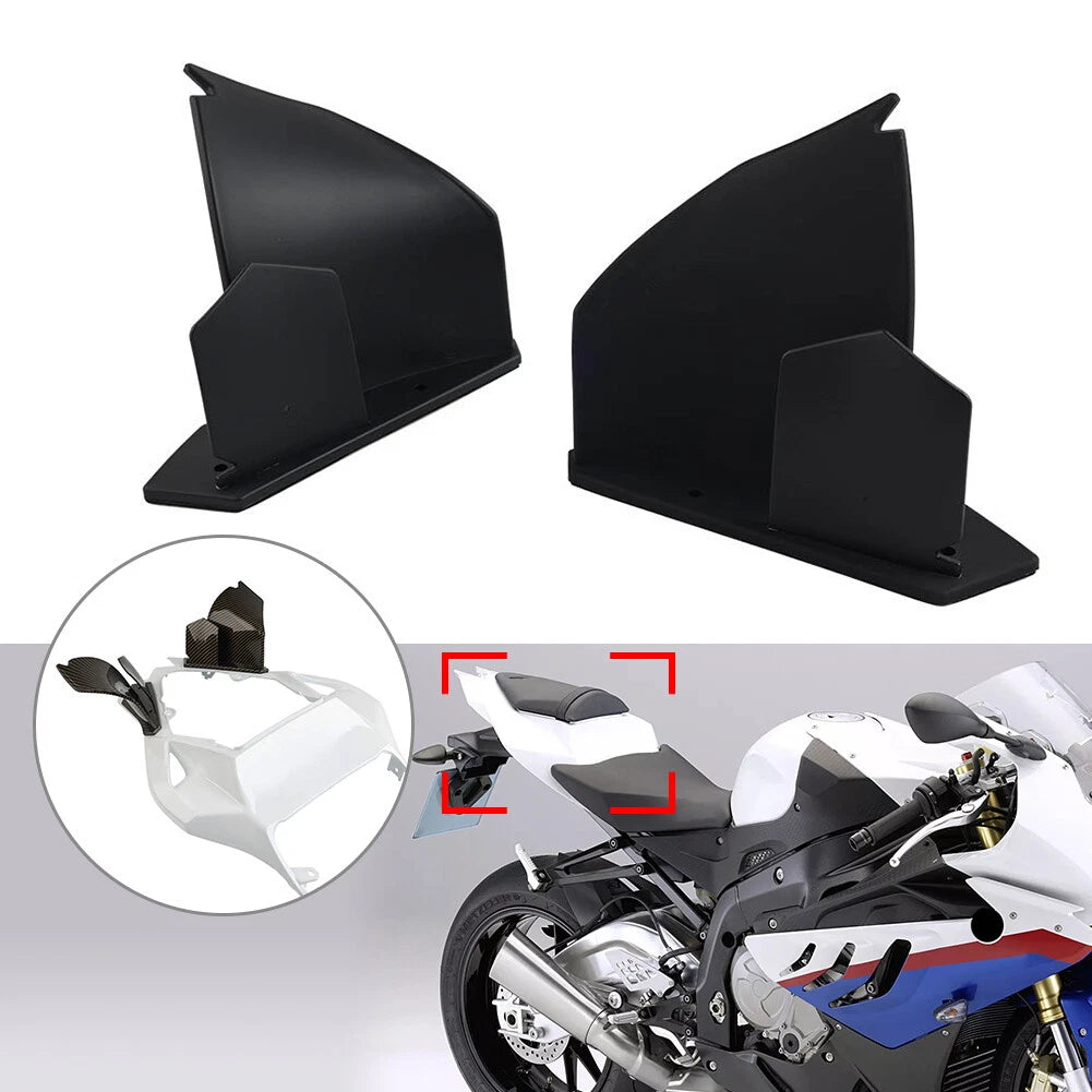 Fairing Winglet Spoiler Aerodynamic Wing Matte Black For BMW S1000RR 2009-14 USA