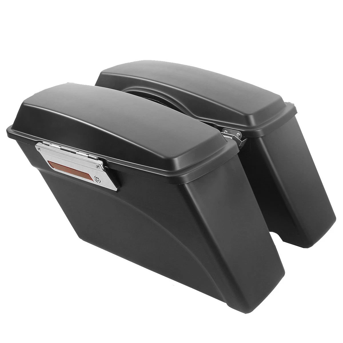 Matt Black Hard Saddlebags Bag Trunk Fit For Harley Touring Electra Glide 94-13
