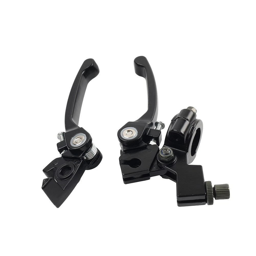 Brake Clutch Levers Black For Dirt Bike 50cc 125cc 22mm 7/8 Inch Handlebar