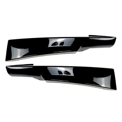 Front Bumper Lip Corner Splitters For BMW E90 E91 LCI M-Tech 2009-13 Gloss Black