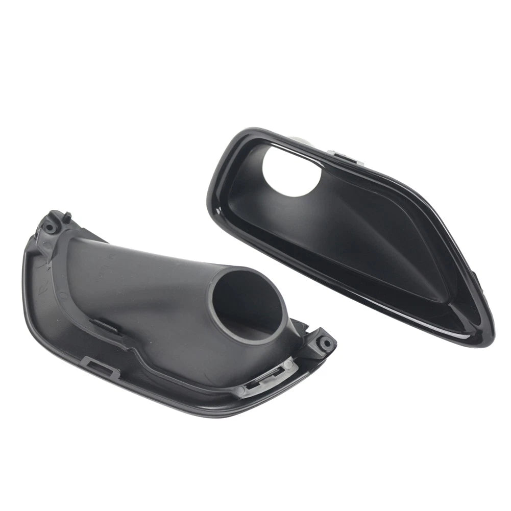 2pcs Front Glossy Fog Light Lamp Cover Bezel For Jeep Grand Cherokee 2017-2021