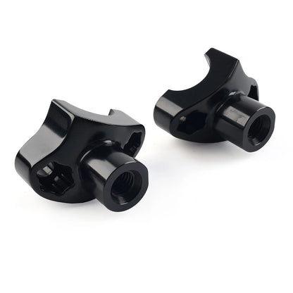 1.7 Tall Handlebar Risers For Harley-Davidson Dyna For Harley Street bob Black