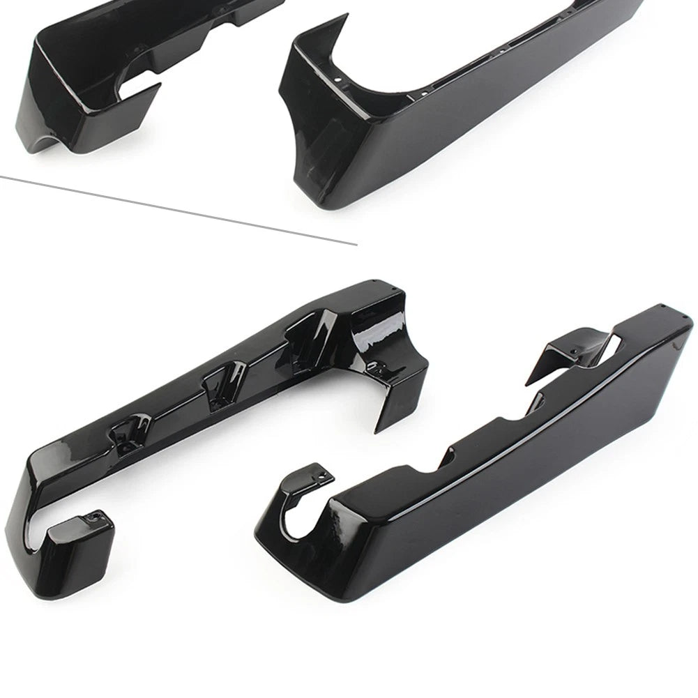 4" Hard Stretched Saddle Bag Extensions For Harley Touring Road King 1994-2013