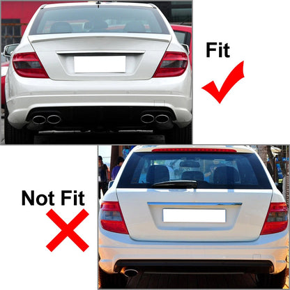 Rear Bumper Tow Hook Eye Cover Black Fit Mercedes-Benz C Class W204 2007-12