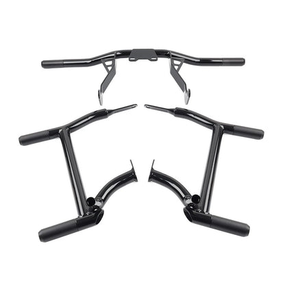 Saddlebag Rail Front Engine Guard Crash Bar For Harley Road Street Glide 2014-24