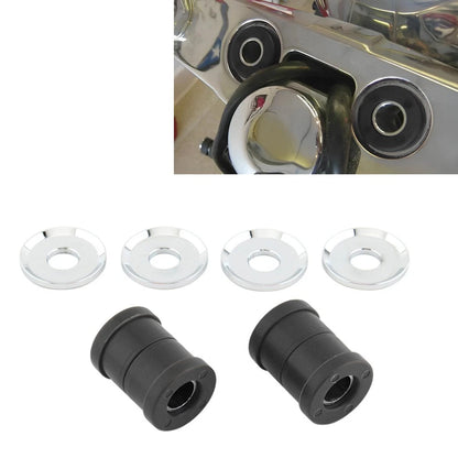 2x Polyurethane Handlebar Riser Bushings For Harley Softail Dyna Sportster XL
