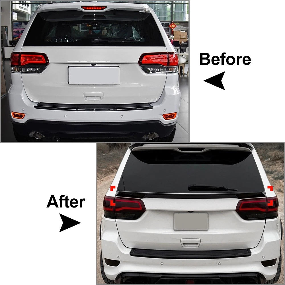 Rear Trunk Middle Spoiler Wing For Jeep Grand Cherokee SRT 2012-2021 Black