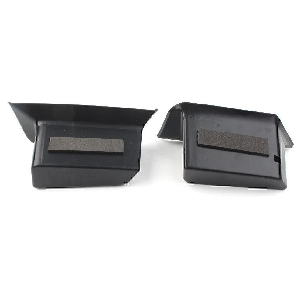 2 Pcs Front Door Armrest Storage Box Tray Bin Kit Black For Cadillac XT5 2017-19
