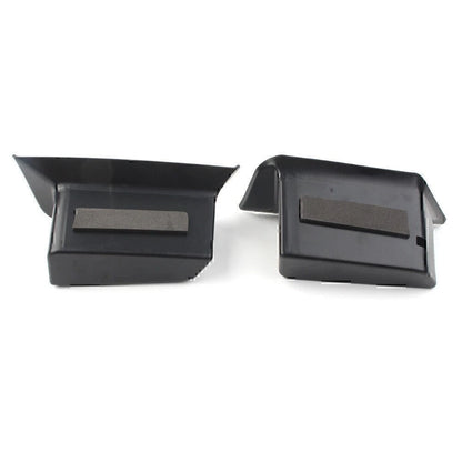 2 Pcs Front Door Armrest Storage Box Tray Bin Kit Black For Cadillac XT5 2017-19